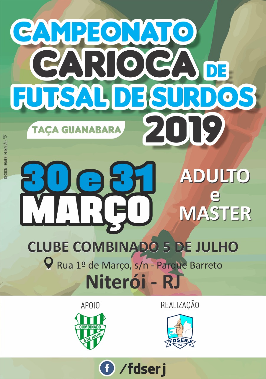 Campeonato Carioca de Futsal de Surdos_Taça Guanabara_2019